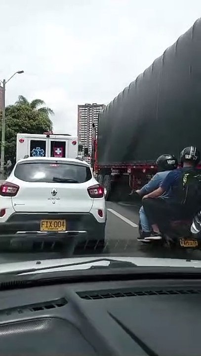Protesta camioneros