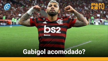 O Gabigol parece estar acomodado no Flamengo?