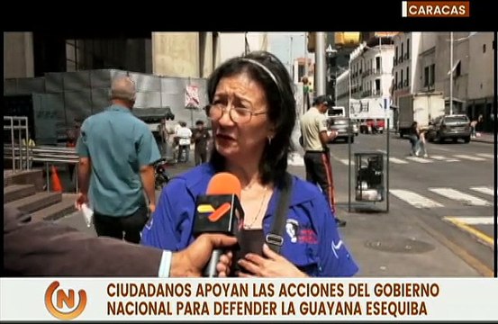 Venezolanos respaldan acciones del Gobierno Nacional en la defensa de la Guayana Esequiba