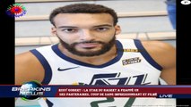 Rudy Gobert : La star du basket a frappé un  ses partenaires, coup de sang impressionnant et filmé