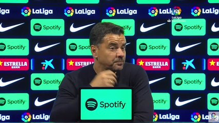 Rueda de prensa de Míchel tras el Barcelona vs. Girona de LaLiga Santander