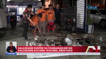 Dalawang suspek sa pagnanakaw ng dalawang kolong-kolong, arestado | UB