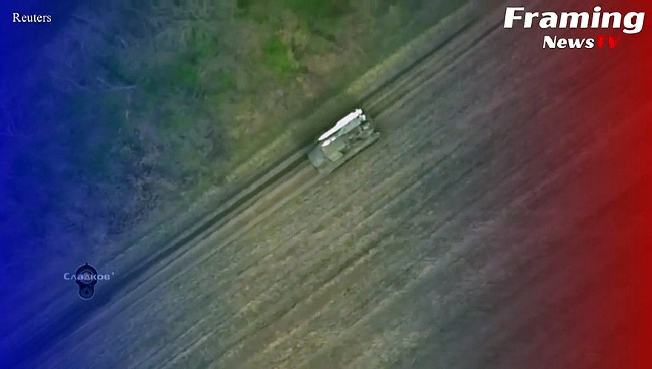 Momen penghancuran Buk-M1 Angkatan Bersenjata Ukraina oleh drone Lancet kamikaze Rusia