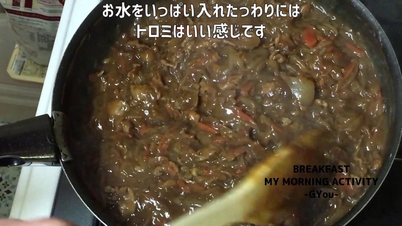 僕のカレー作り史上タマネギがもっとも多い量の「カレーライス」です…多分