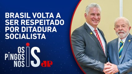 Lula celebra governo ao lado de ditador cubano