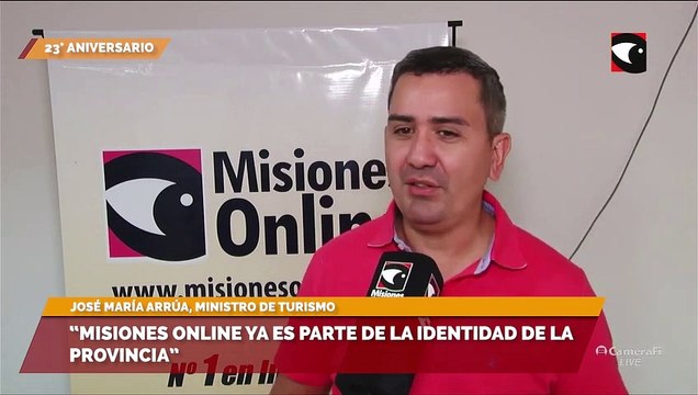 23° Aniversario de Misiones Online | “Misiones Online ya es parte de la identidad de la provincia”, aseguró José María Arrúa