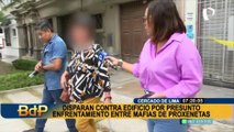 Cercado de Lima: balacera en edificio deja más de 30 casquillos de balas regadas en la calle
