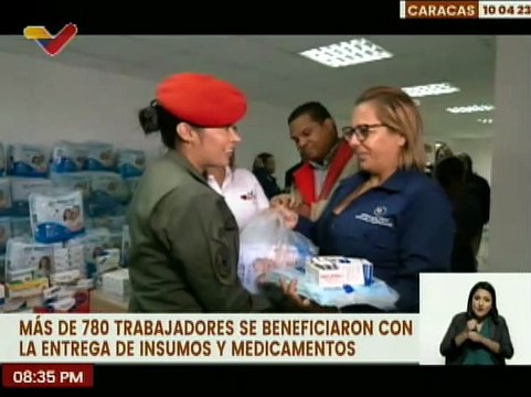 SUAF beneficia a más de 780 trabajadores del MPPIPN con la entrega de medicamentos e insumos médicos