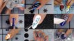 Nails at home | Marble Nails Compilation | Easy nail art for beginners #nailart #notoolnailart #nailpolish