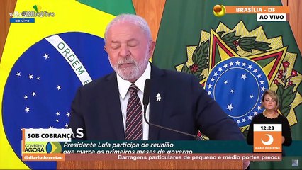 Download Video: Em discurso de 100 dias, #Lula se emociona ao conclamar #governo para “cuidar das pessoas mais pobres”