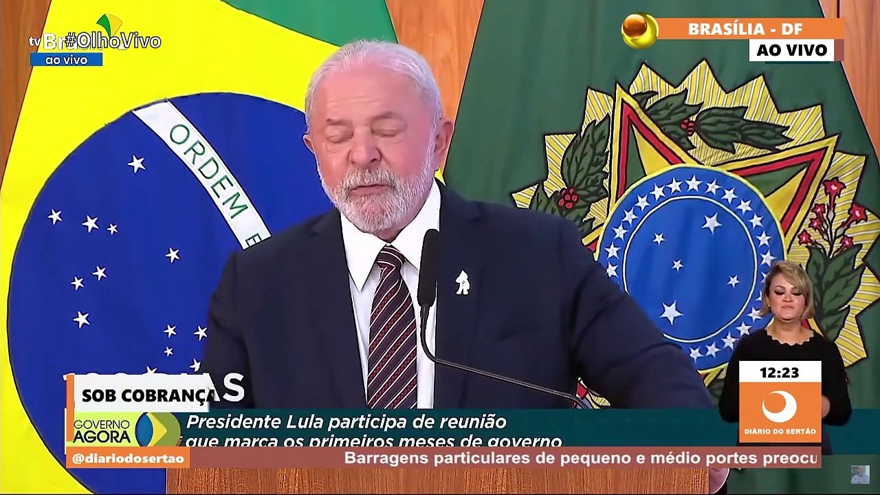 Em discurso de 100 dias, #Lula se emociona ao conclamar #governo para “cuidar das pessoas mais pobres”