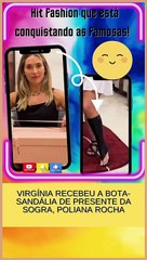 Hual!,#Botasandaliada #virgínia, vira tendência entre #famosas! Veja as fotos e saiba tudo sobre o novo hit fashion.