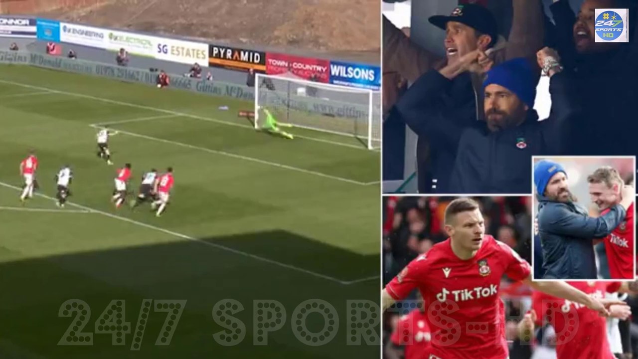 Ben Foster's injury-time penalty save seals 3-2 win for Wrexham in pulsating clash against fellow promotion-chasers Notts County... to the delight of owners Ryan Reynolds and Rob McElhenney