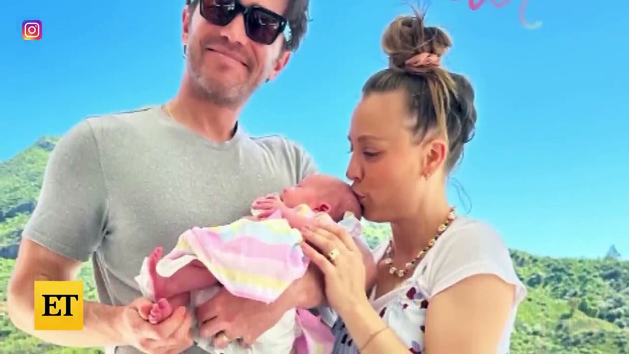 Kaley Cuoco Celebrates First Easter With Daughter Matilda video
