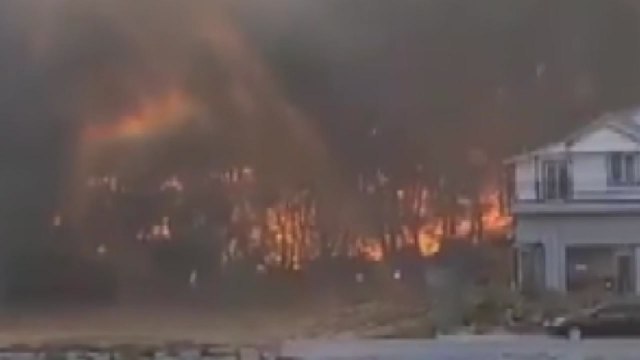 강풍 타고 산불 확산... 다급한 상황 주민도 화재 진압 도와 / YTN