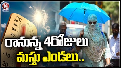 Chances To Rise Temperature For Upcoming Four Days, IMD Alert To State | V6 News
