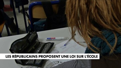 Les Républicains proposent une loi sur l'école