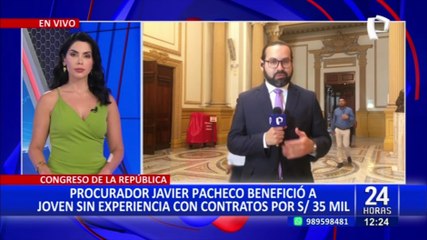 Parlamentarios se pronuncian sobre Procurador Javier Pacheco que benefició a joven sin experiencia