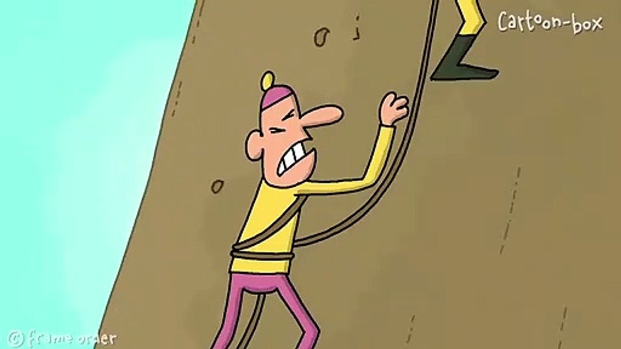 the mountain climbing