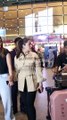 Kriti Sanon और Nupur Sanon  एयरपोर्ट पर कैजुअल लुक में आईं नजर