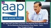 Election Commission Grants ‘National Party’ Status To AAP; Setback For Mamata Banerjee & Sharad Pawar As Trinamool Congress, CPI, NCP Lose Tag