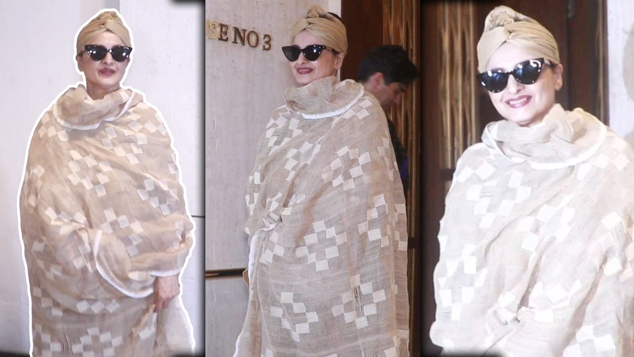 Rekha का ये look कर देगा हैरान, 68 साल की age में Deepika, Katrina को कड़ी टक्कर, Video Viral!