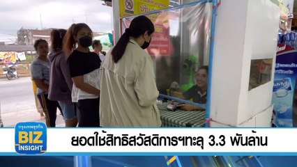 ยอดใช้สิทธิ​สวัสดิการ​ฯ​ทะลุ​ 3.3 พันล้าน