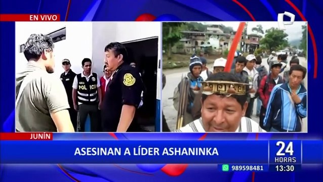 Junín: Asesinan de disparos en la cabeza a líder asháninka dentro de su casa