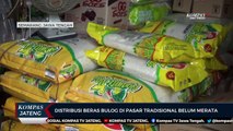 Distribusi Beras Bulog di Pasar Tradisional Belum Merata