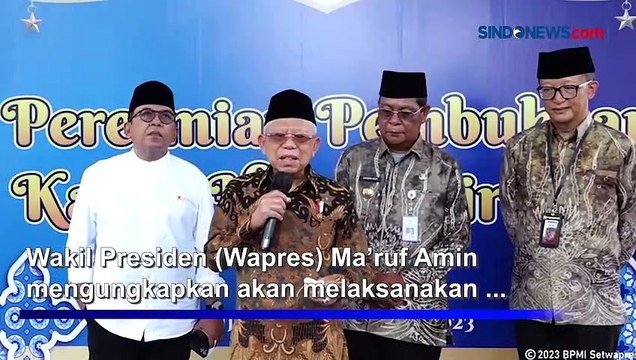 Idul Fitri 1444H, Wapres Ma’ruf Amin Laksanakan Salat Ied di Masjid Istiqlal