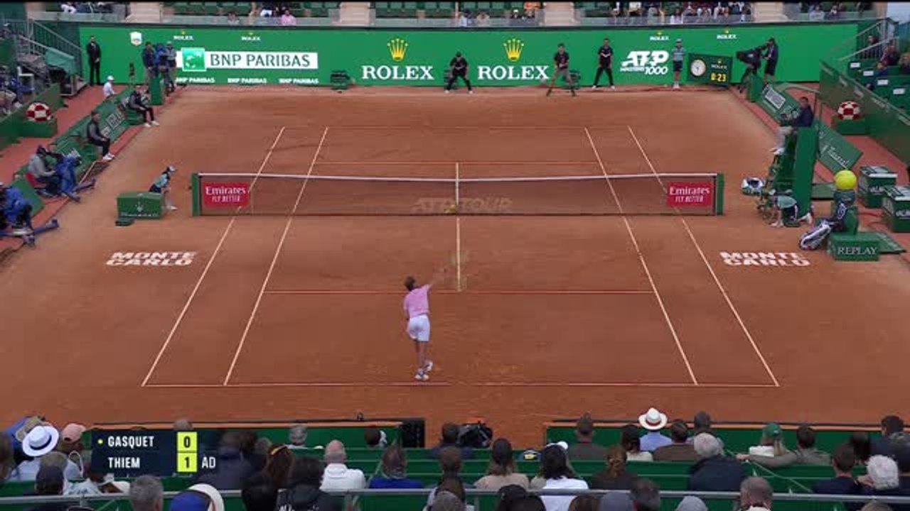 Highlights: Thiem überzeugt gegen Gasquet