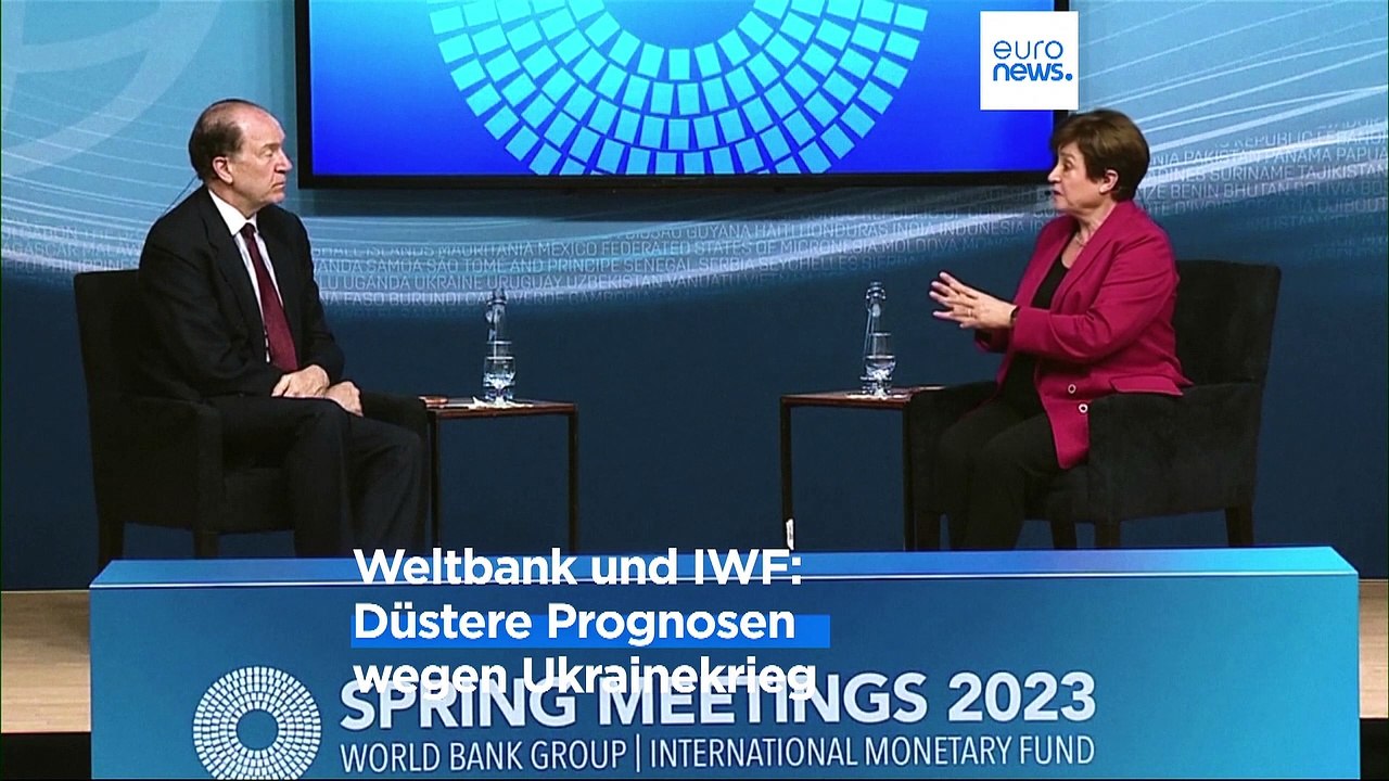Frühjahrstagung von Weltbank und IWF: Düstere Prognosen vor allem wegen Ukrainekrieg