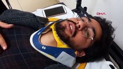 Hortum köyü savaş alanına çevirdi! Minarenin devrilme anı kamerada