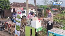 Jualan Salad Bantu Istri, Anggota Polres Pasuruan Ini Banjir Pujian Warganet