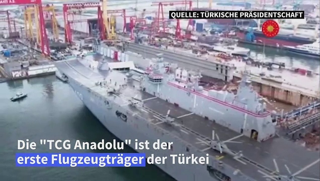 Türkei weiht ersten flugzeugträger ein