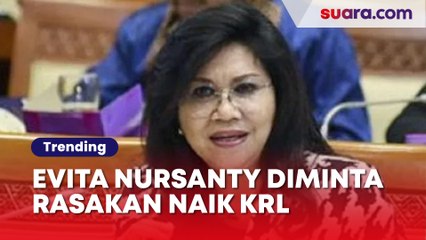 Kader PDIP Evita Nursanty Diminta Rasakan Naik KRL Rute Manggarai: Biar Paham!