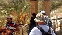 JERUSALEM-THAVOR 2018 Jordan river at the place where Christ was baptized