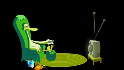 Avez-vous Déjà Vu ..? Un canard qui zappe