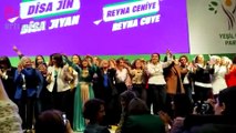 Yeşil Sol Parti kadın adaylarını tanıtım toplantısı kadınların halaylarıyla son buldu