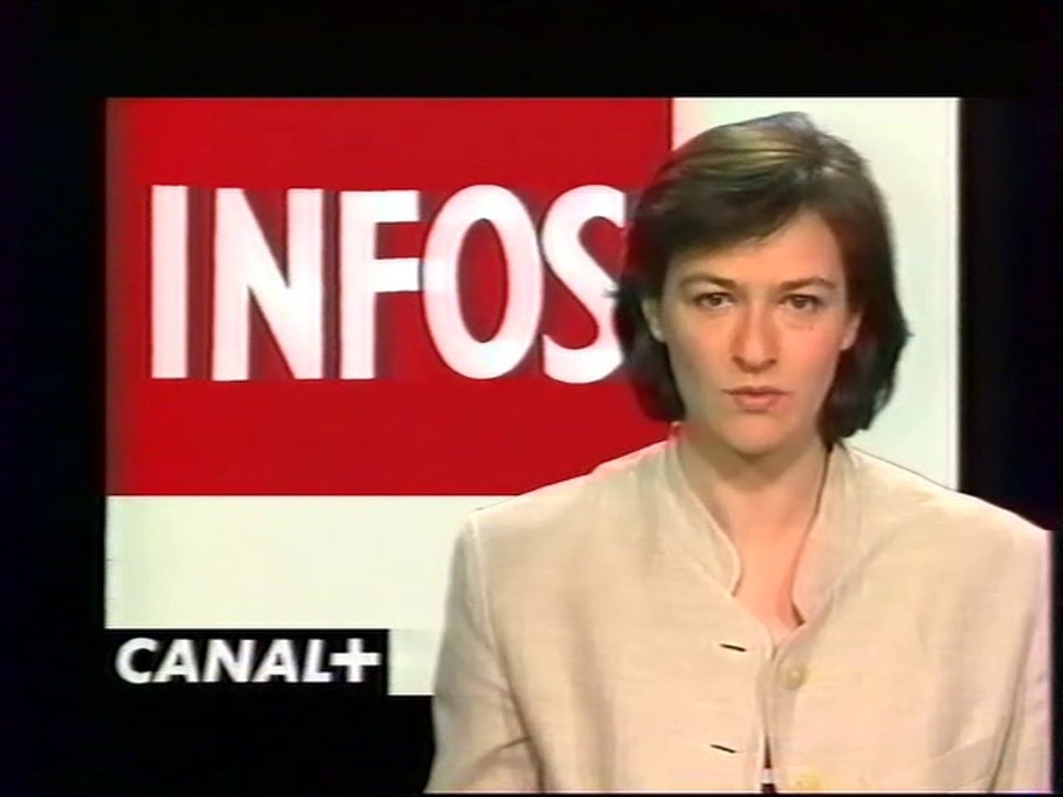 Canal + - 27 Avril 1997 - Bandes annonces, Pin Up, flash infos (Sophie Bonnaure)