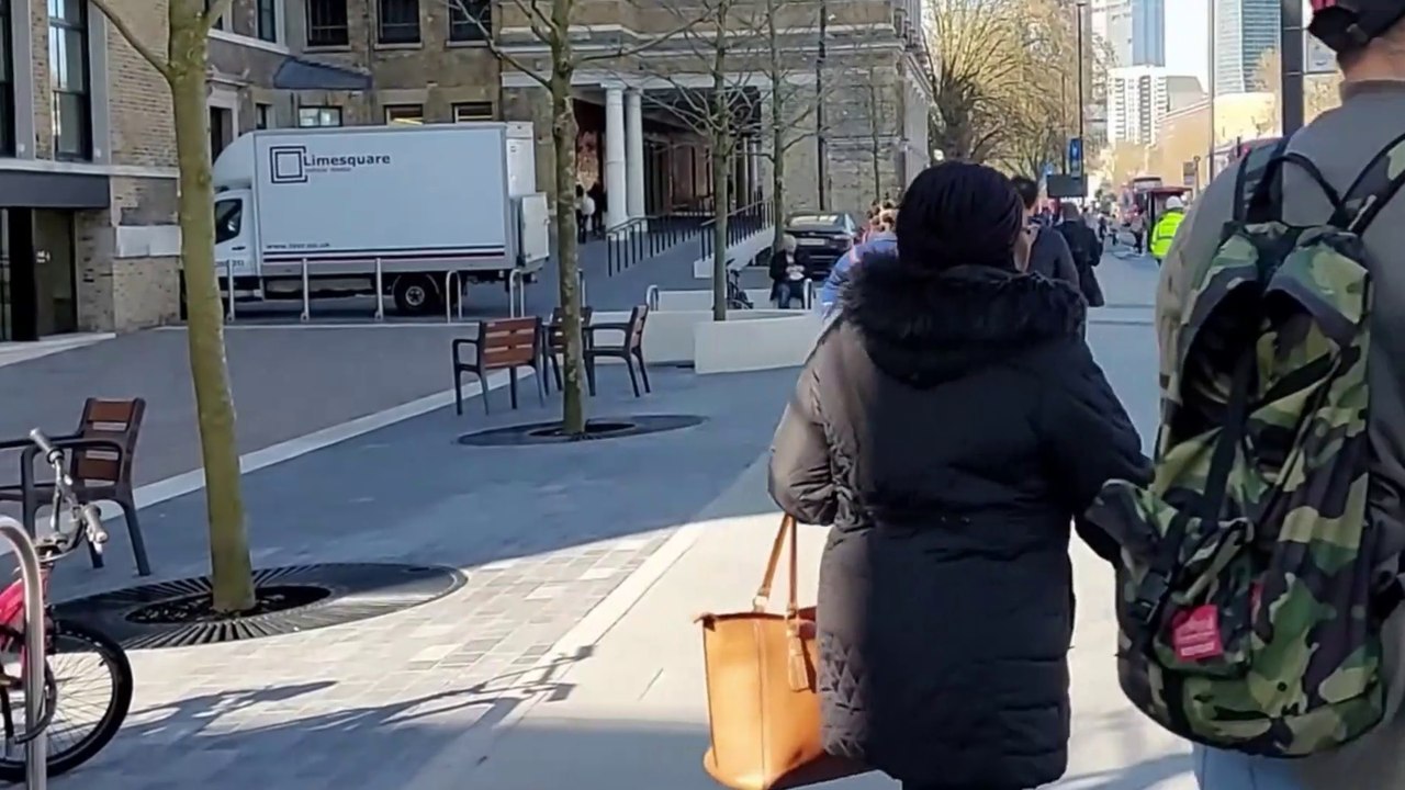 Junior doctors striking outside The Royal London Hospital in Whitechapel.