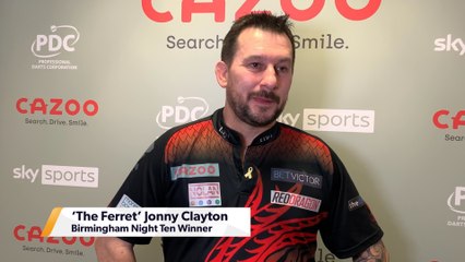 ‘I’d love to do a hat-trick!’ Jonny Clayton reflects on winning back-to-back nights in the Premier League of Darts