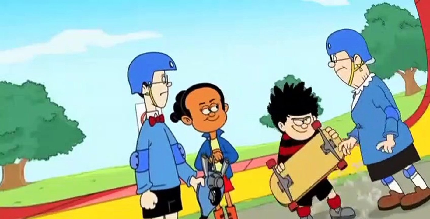 Dennis and Gnasher E00- Stunt Gran Skating