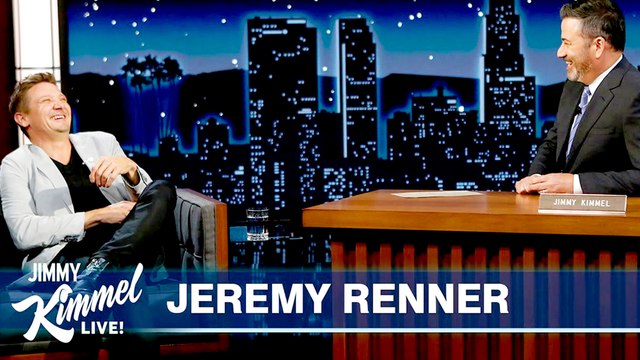 Jimmy Kimmel Calls Jeremy Renner 'The Toughest Avenger';First Public Appearance Since The Accident