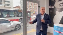 İzmir'de CHP seçim bürosuna taşlı saldırı