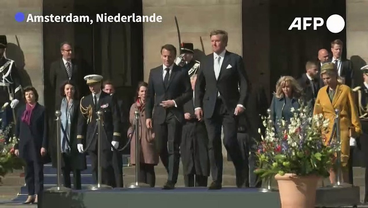 Macron zu Staatsbesuch in Niederlanden