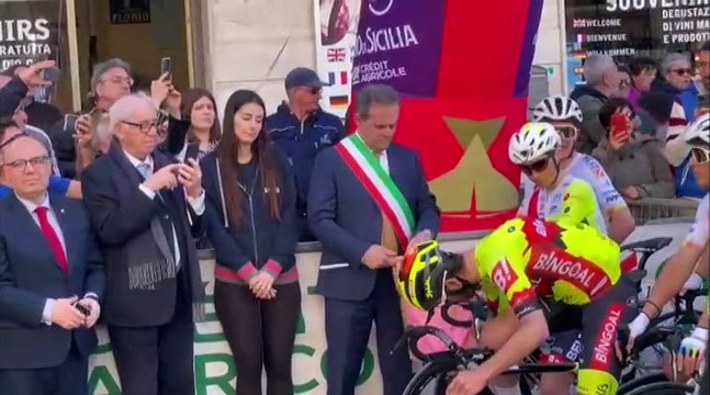 Partita da Marsala stamani la prima tappa del Giro di Sicilia 2023