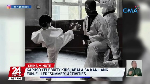 Kapuso celebrity kids, abala sa kanilang fun-filled summer activities | 24 Oras