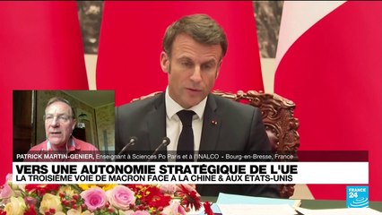 Propos controversés d'Emmanuel Macron sur Taïwan : "Il ne peut pas parler au nom de l'Europe"