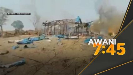 Puluhan maut dalam serangan udara tentera Myanmar